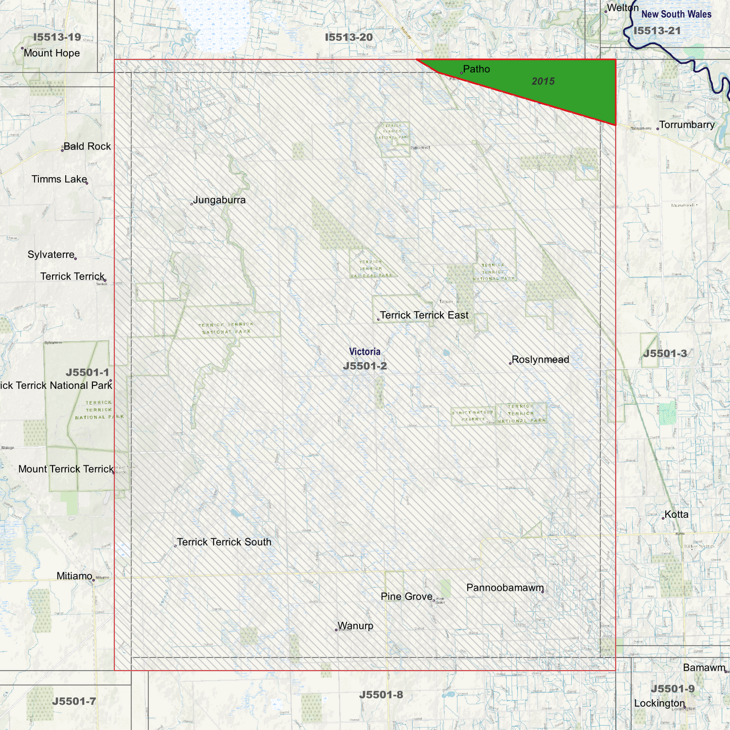 Terrick 1m & 2m Digital Elevation Models (J5501-2)