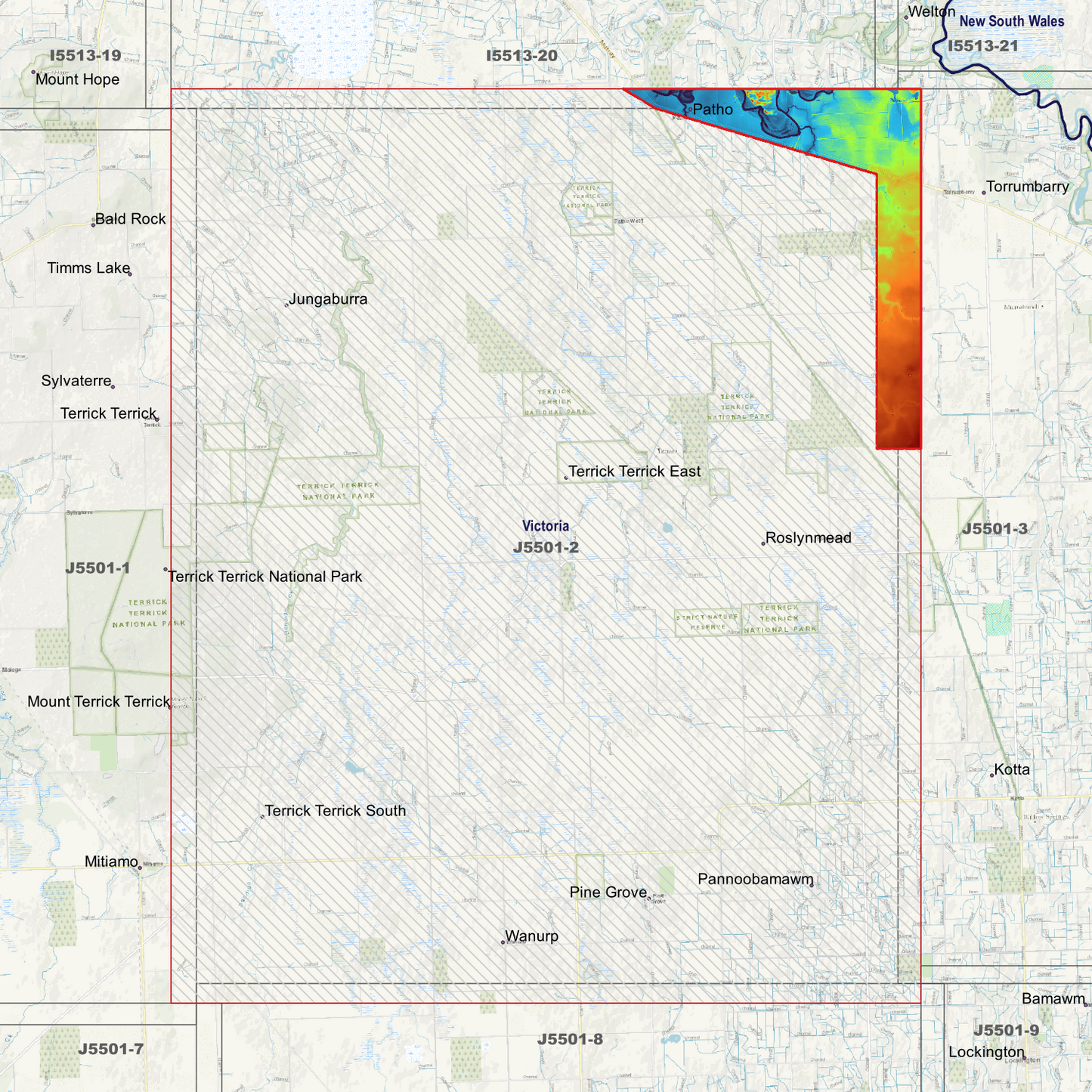 Terrick 1m & 2m Digital Elevation Models (J5501-2)