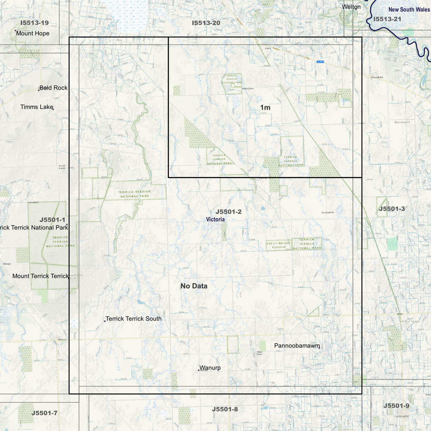 Terrick 1m Digital Elevation Models (J5501-2)