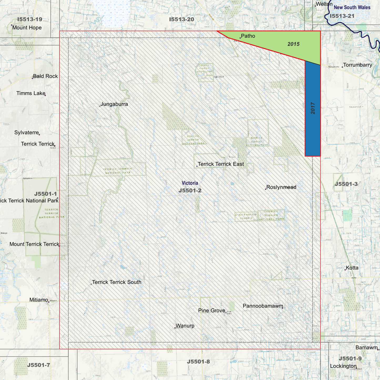 Terrick 1m & 2m Digital Elevation Models (J5501-2)