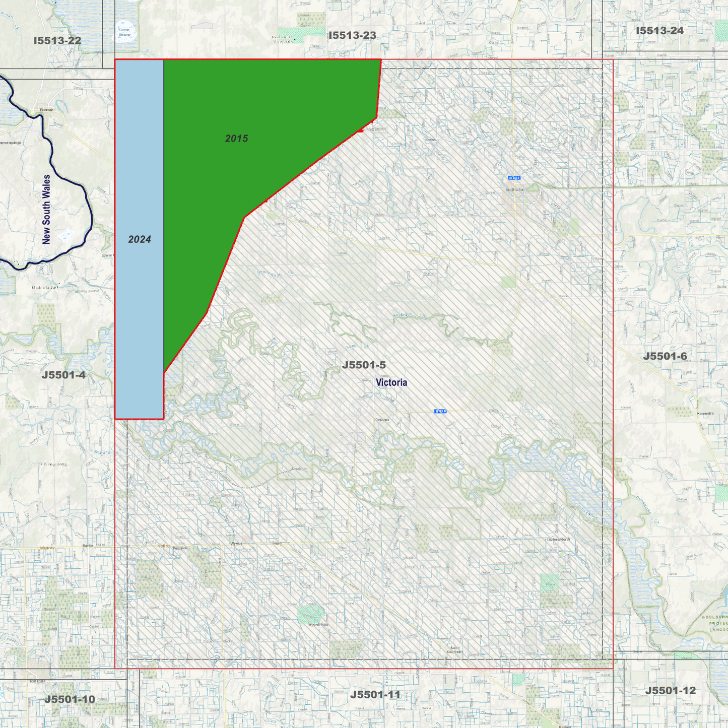 Kotupna 1m Digital Elevation Models (J5501-5)