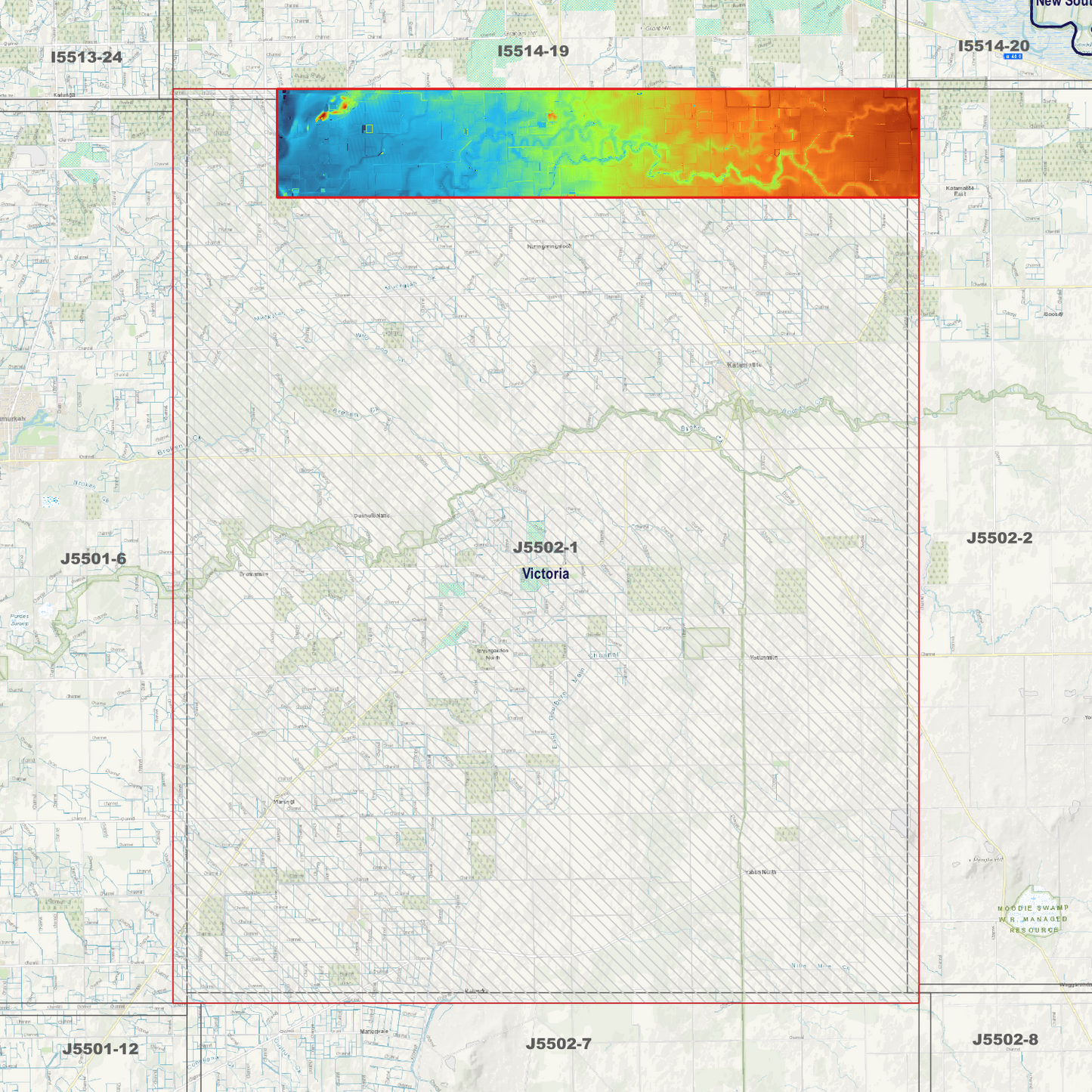 Muckatah 1m Digital Elevation Models (J5502-1)