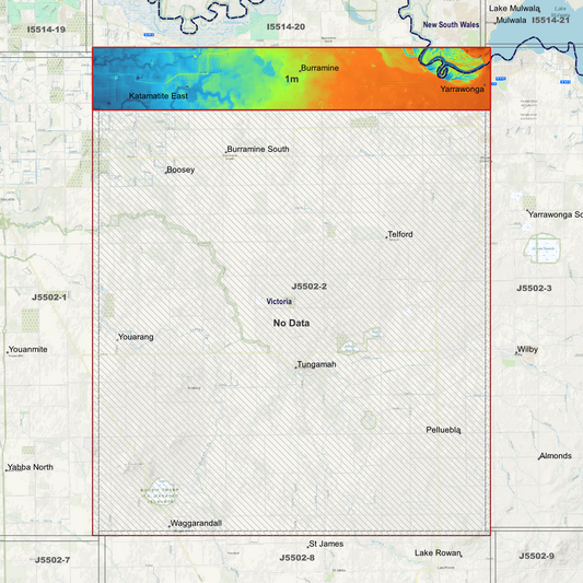 Burramine 1m Digital Elevation Models (J5502-2)