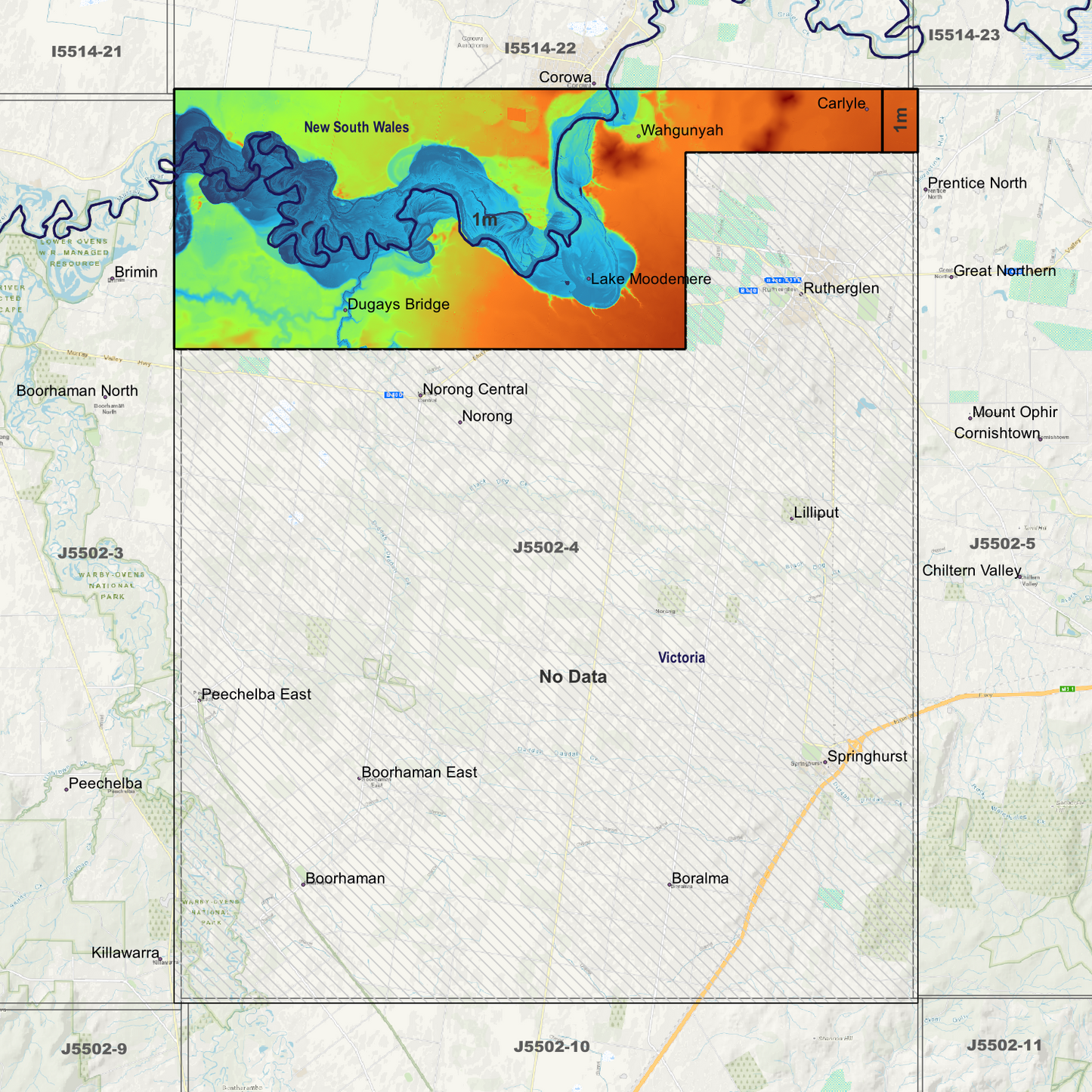 Rutherglen 1m Digital Elevation Models (J5502-4)