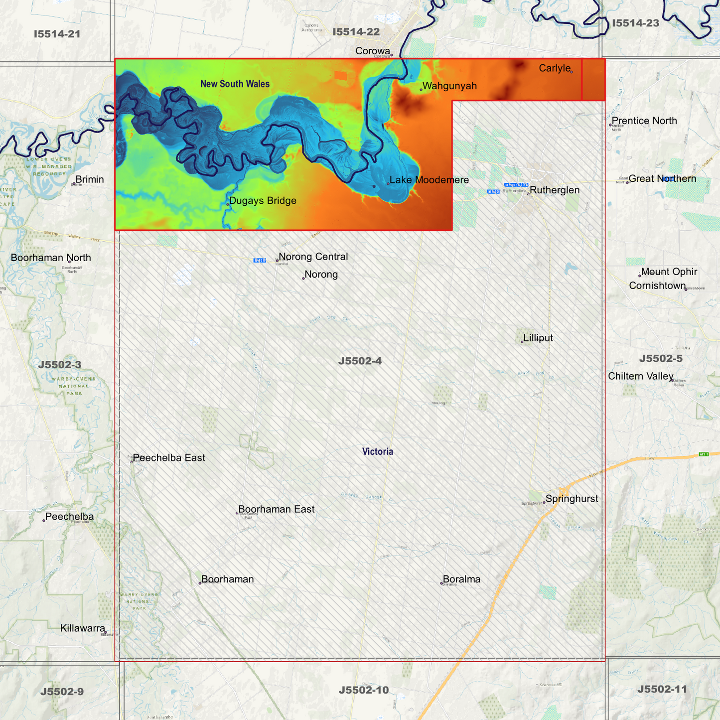 Rutherglen 1m Digital Elevation Models (J5502-4)