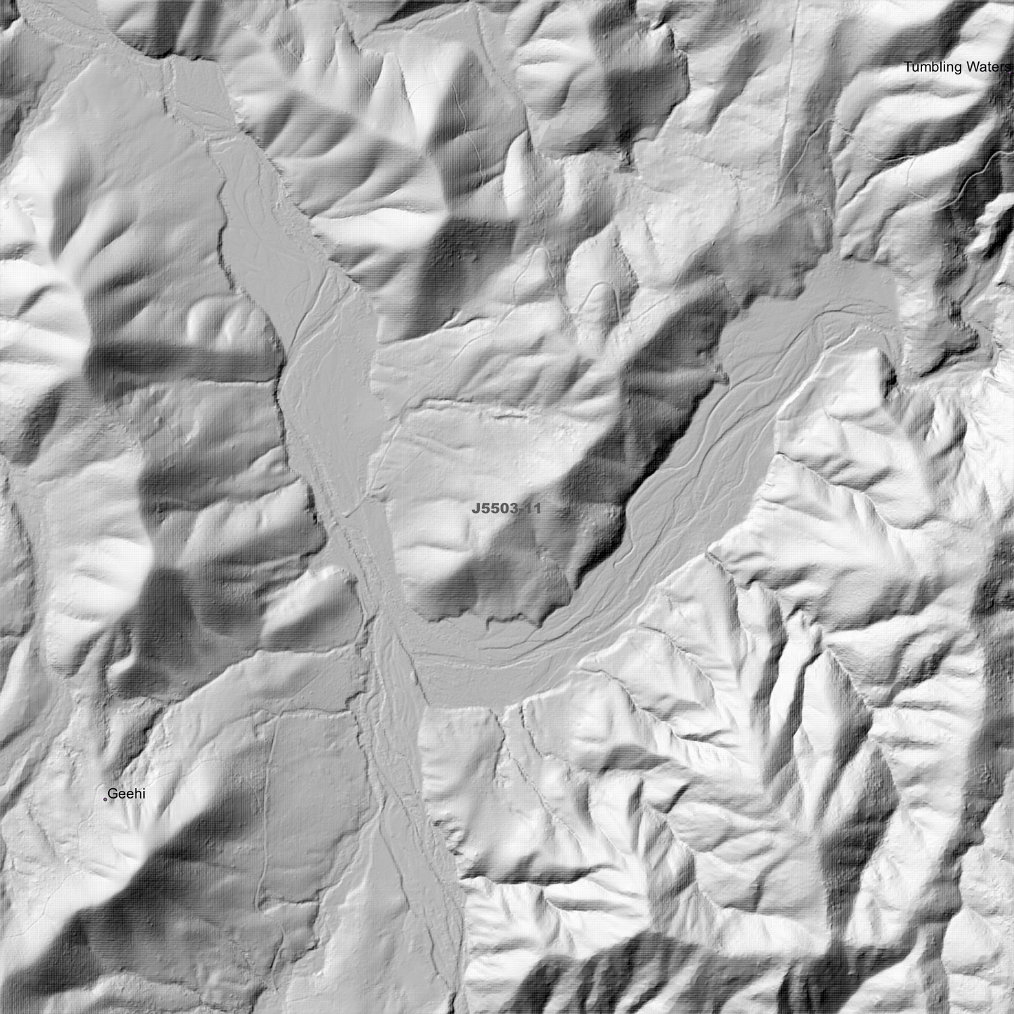 Tumbling Waters 2m Digital Elevation Models (J5503-11)