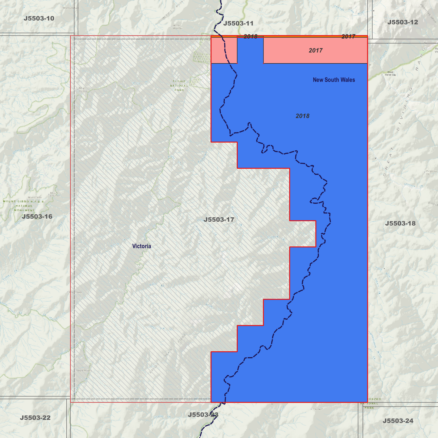 Tom Groggin 2m Digital Elevation Models (J5503-17)