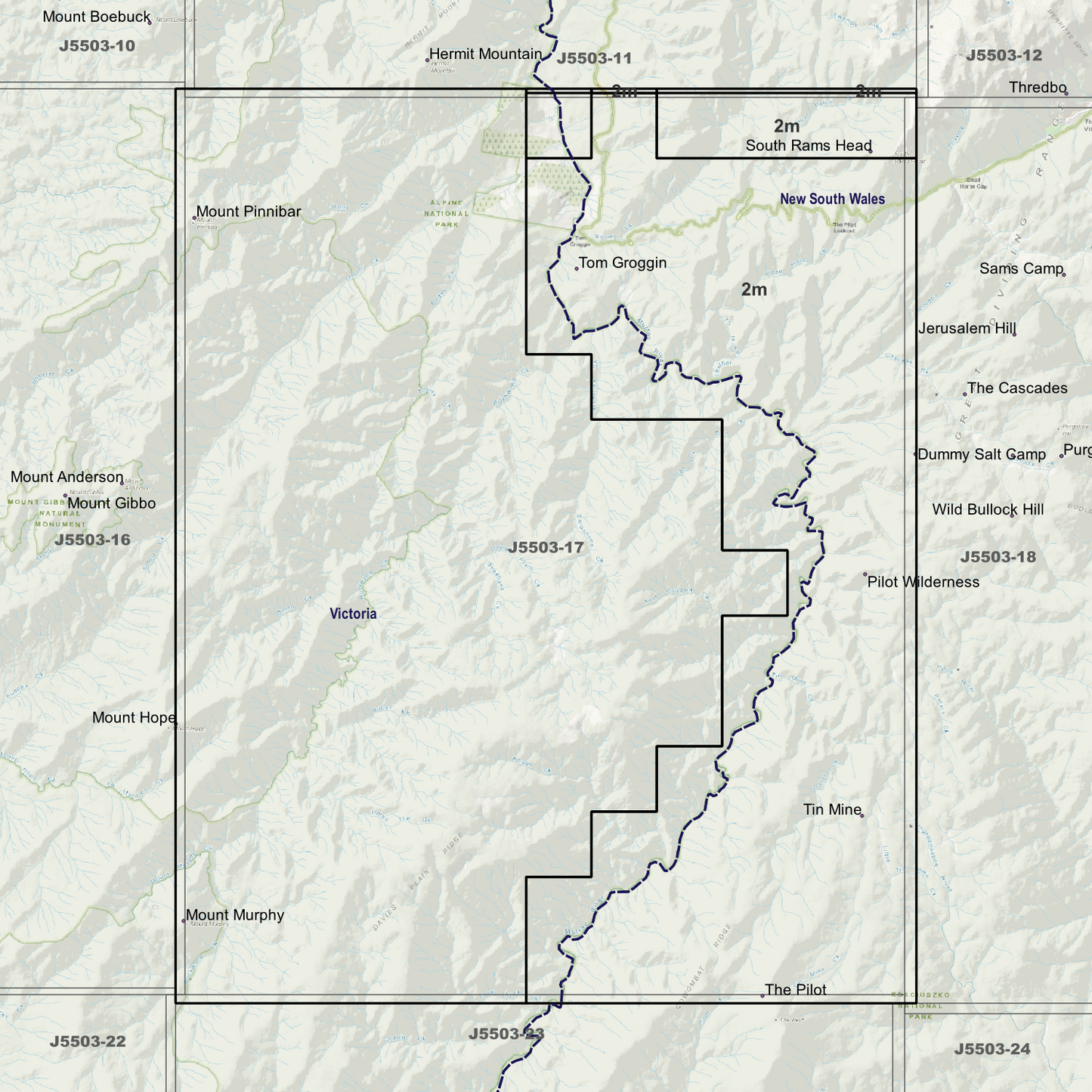 Tom Groggin 2m Digital Elevation Models (J5503-17)