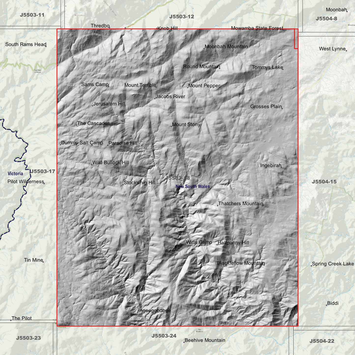 Jacobs River 2m Digital Elevation Models (J5503-18)