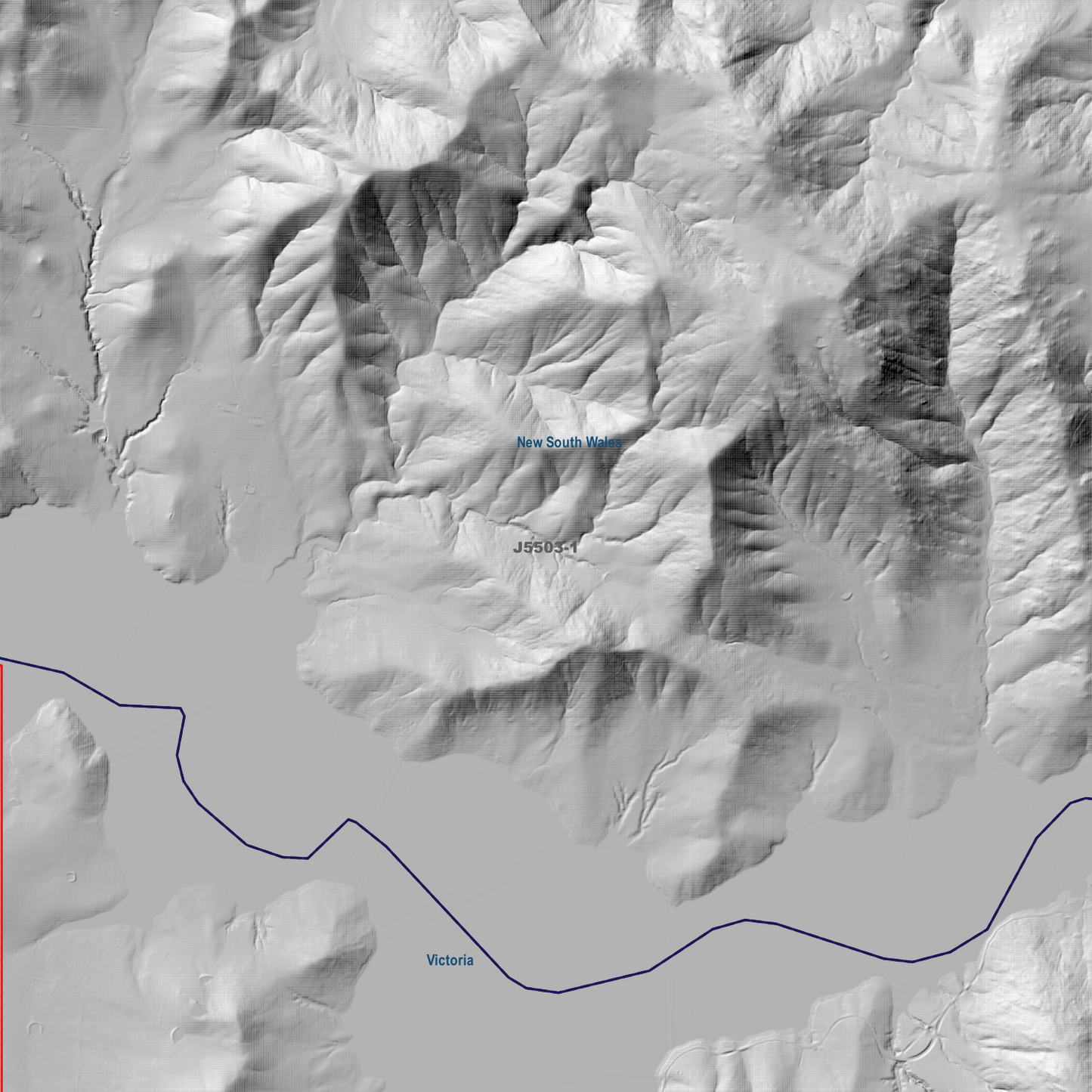 Hume Dam 1m & 2m Digital Elevation Models (J5503-1)