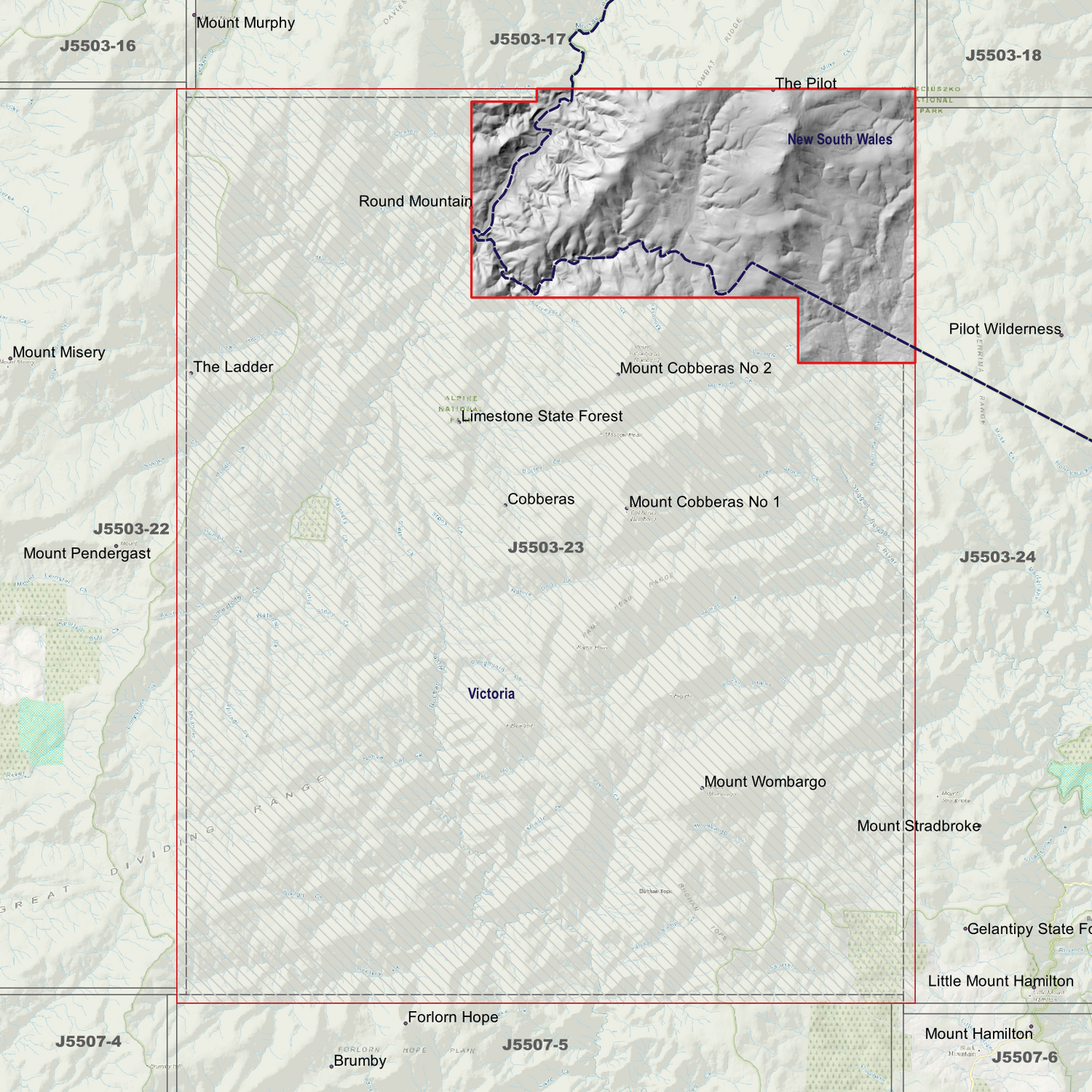 Cobberas 2m Digital Elevation Models (J5503-23)