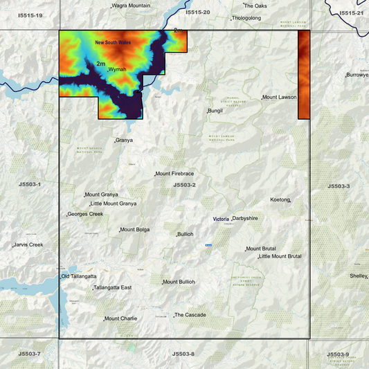 Tallangatta 2m Digital Elevation Models (J5503-2)