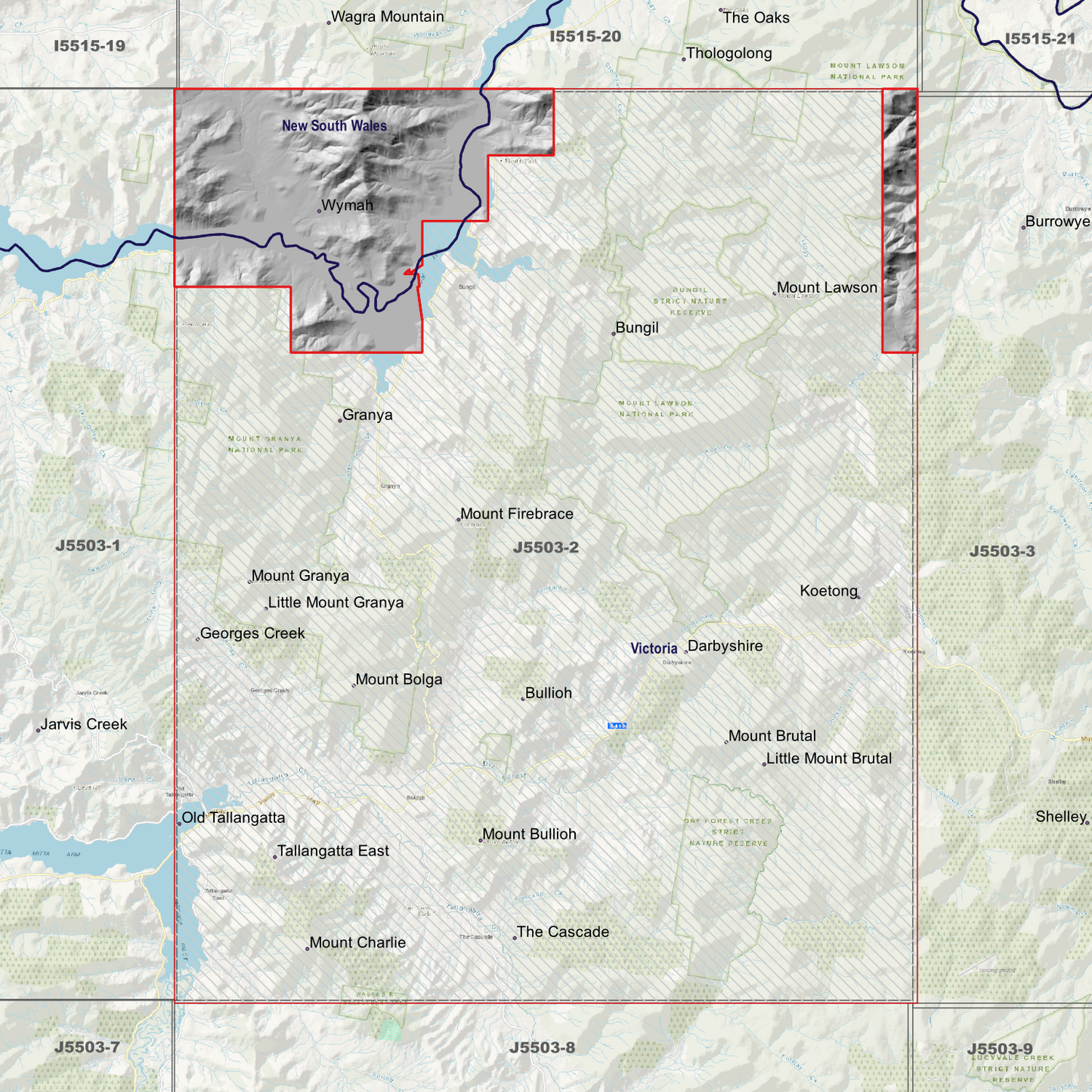Tallangatta 2m Digital Elevation Models (J5503-2)