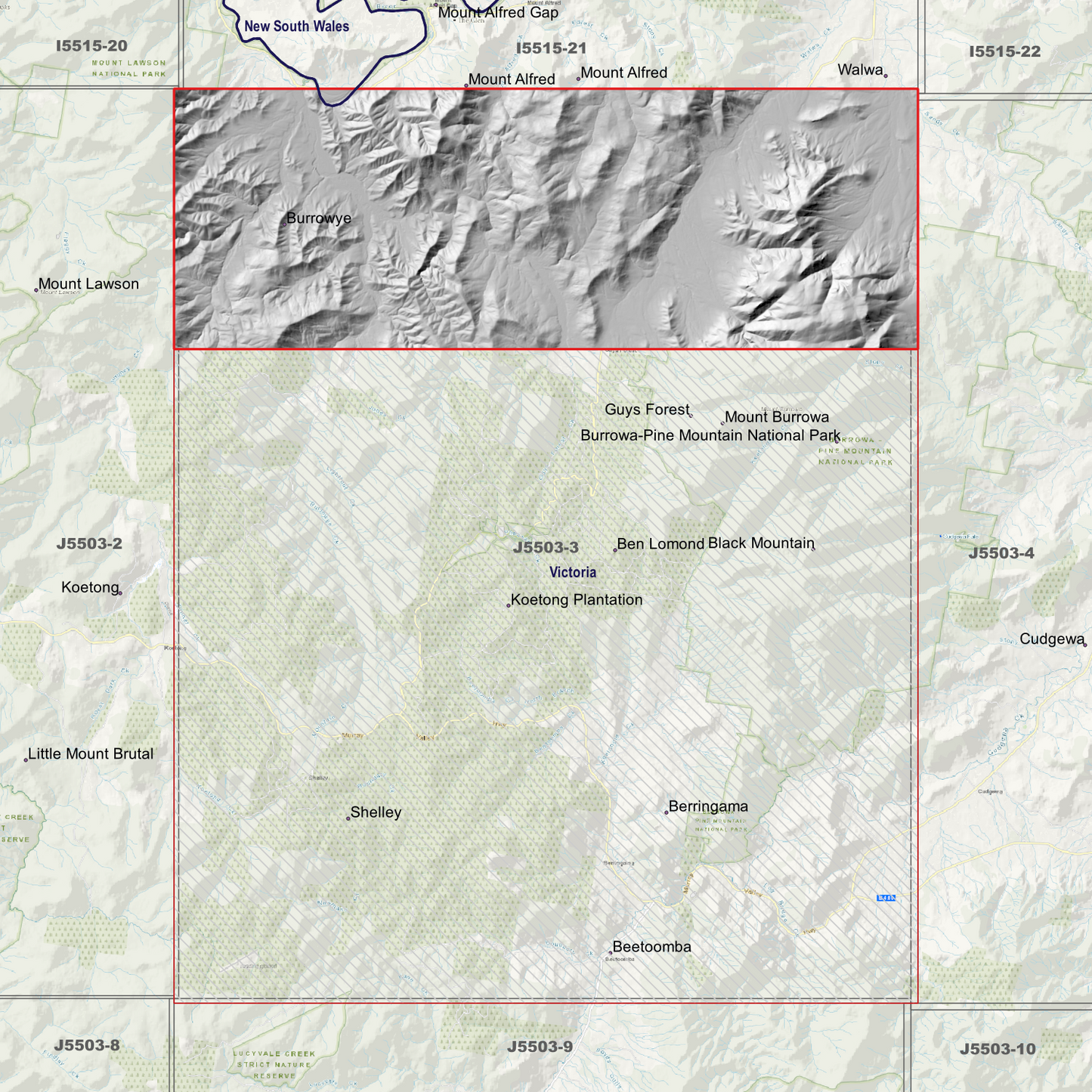 Burrowye 2m Digital Elevation Models (J5503-3)