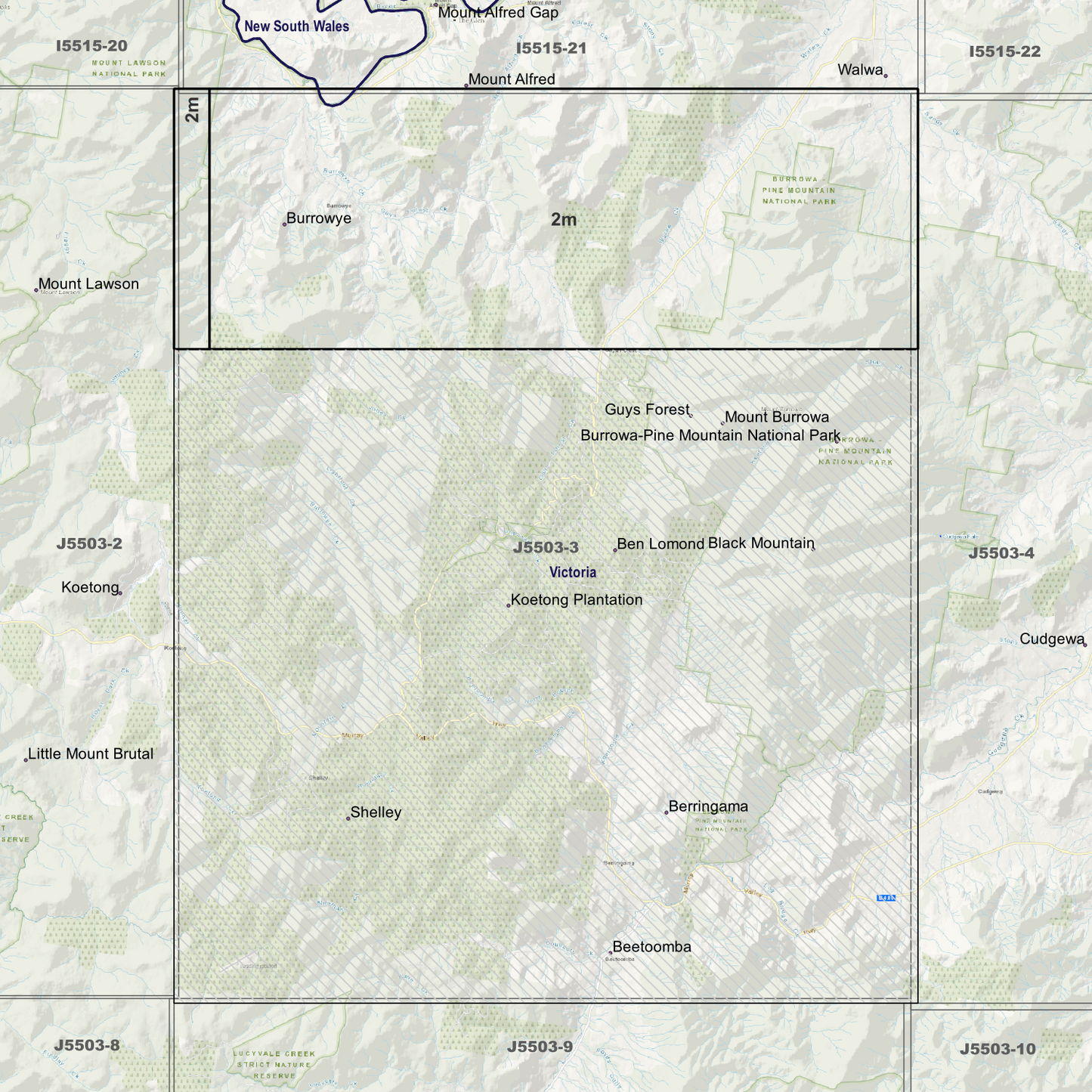 Burrowye 2m Digital Elevation Models (J5503-3)