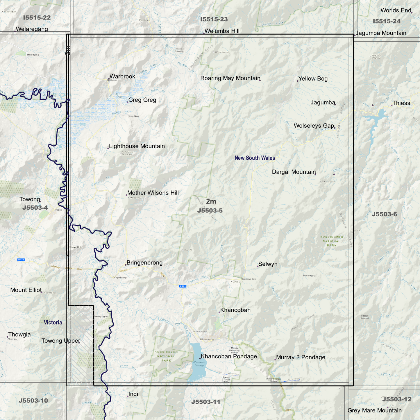 Khancoben 2m Digital Elevation Models (J5503-5)