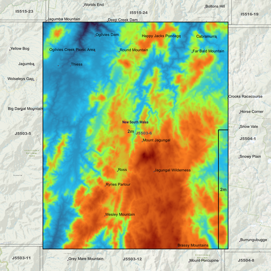 Jagungal 2m Digital Elevation Models (J5503-6)