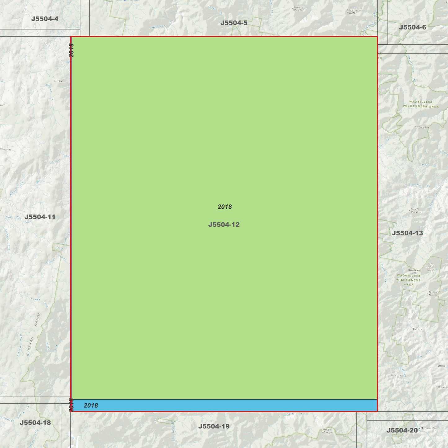 Two Rivers Plain 2m Digital Elevation Models (J5504-12)