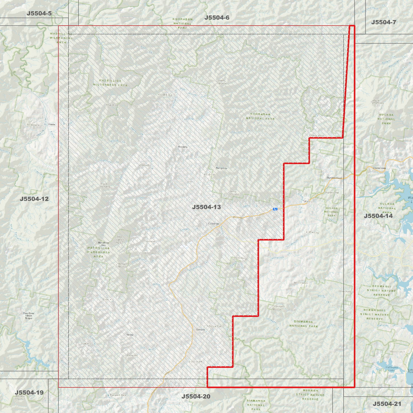 Cobargo 1m Digital Elevation Model (J5504-13)