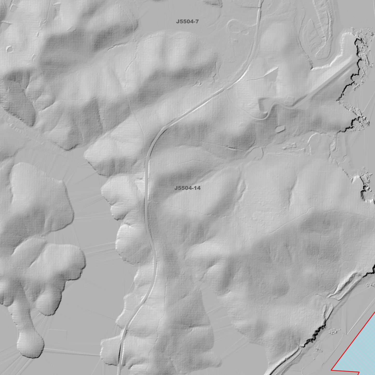 Bermagui 1m & 2m Digital Elevation Models (J5504-14)