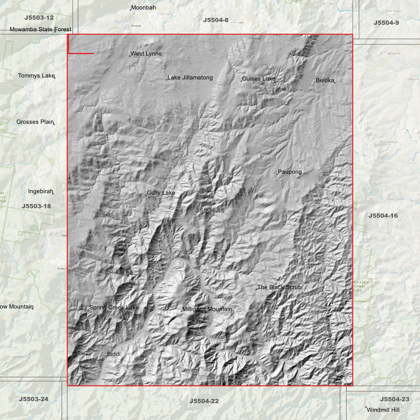 Paupong 2m Digital Elevation Models (J5504-15)