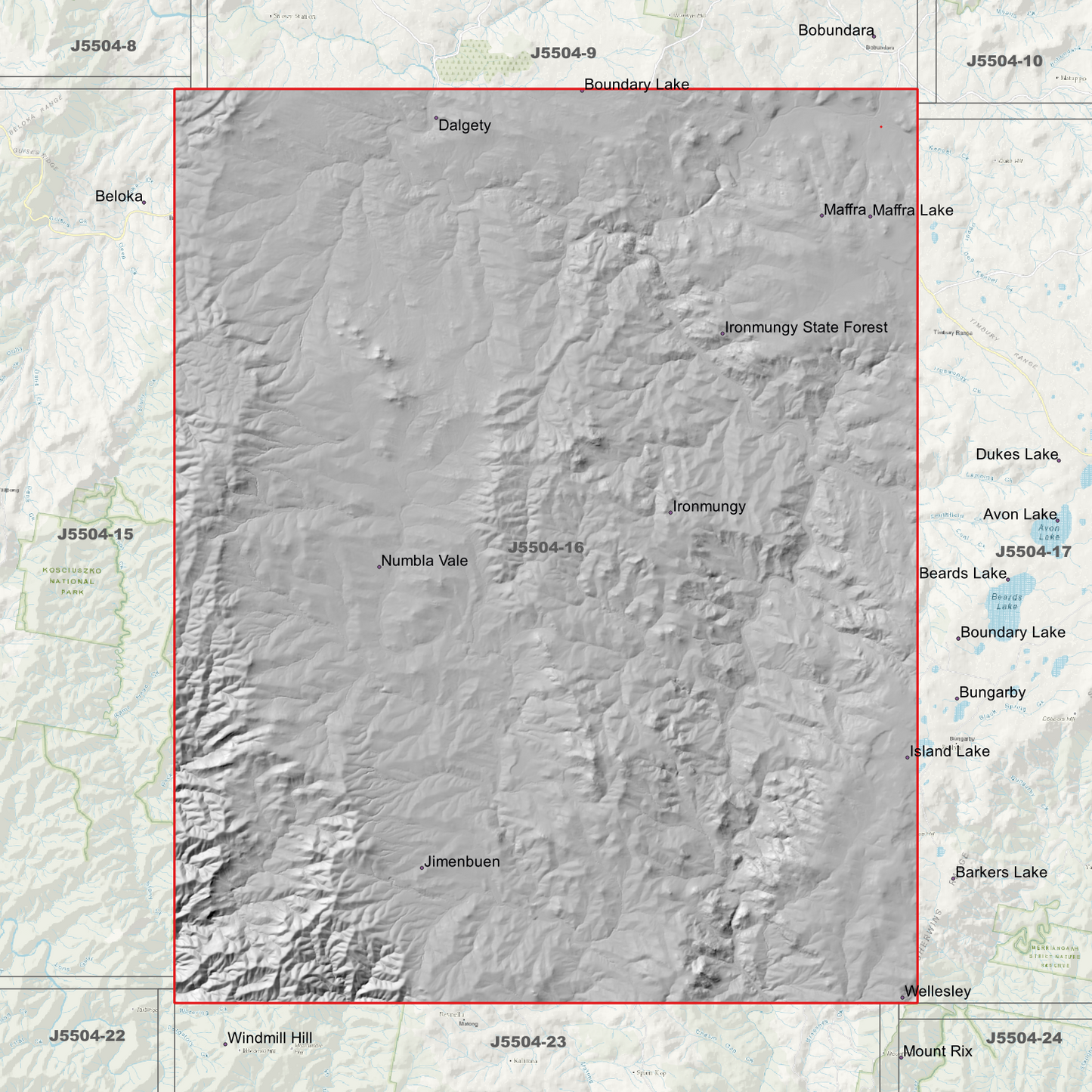 Dalgety 2m Digital Elevation Models (J5504-16)