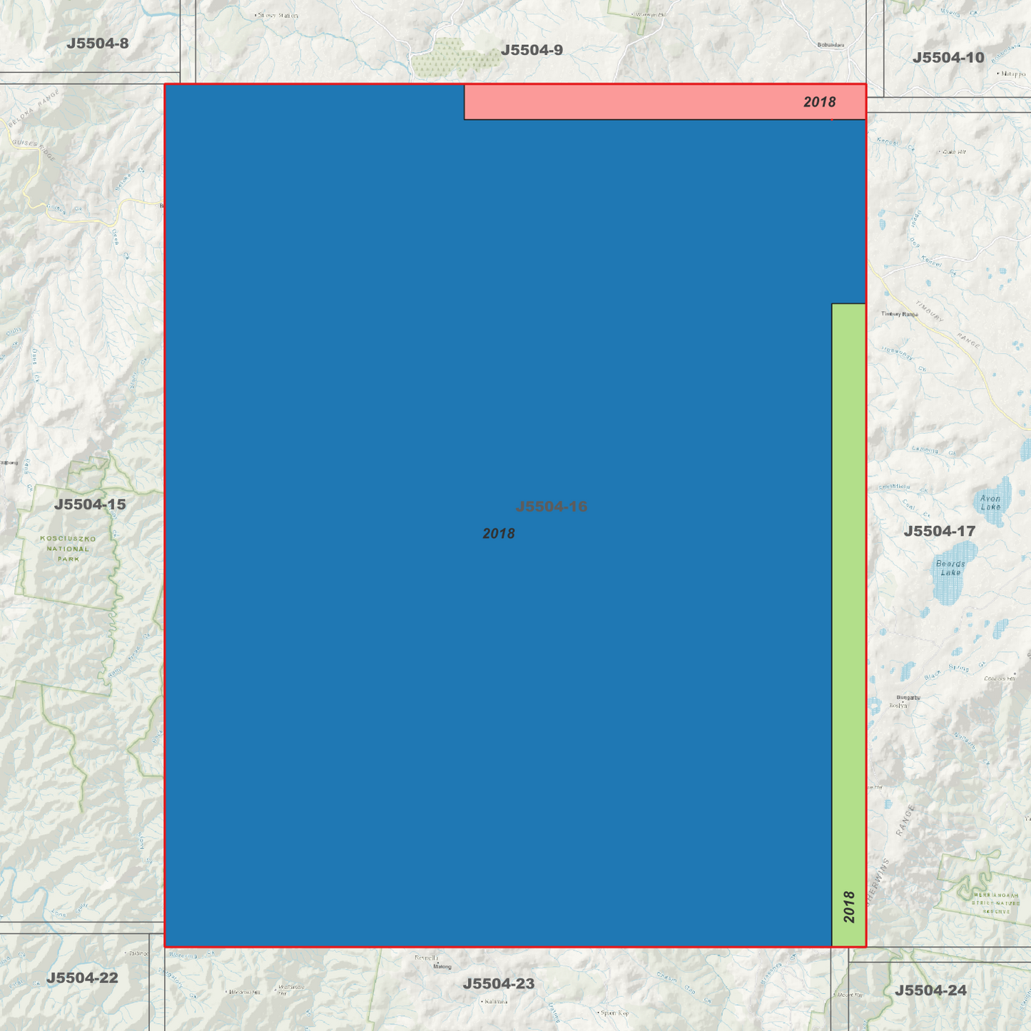 Dalgety 2m Digital Elevation Models (J5504-16)