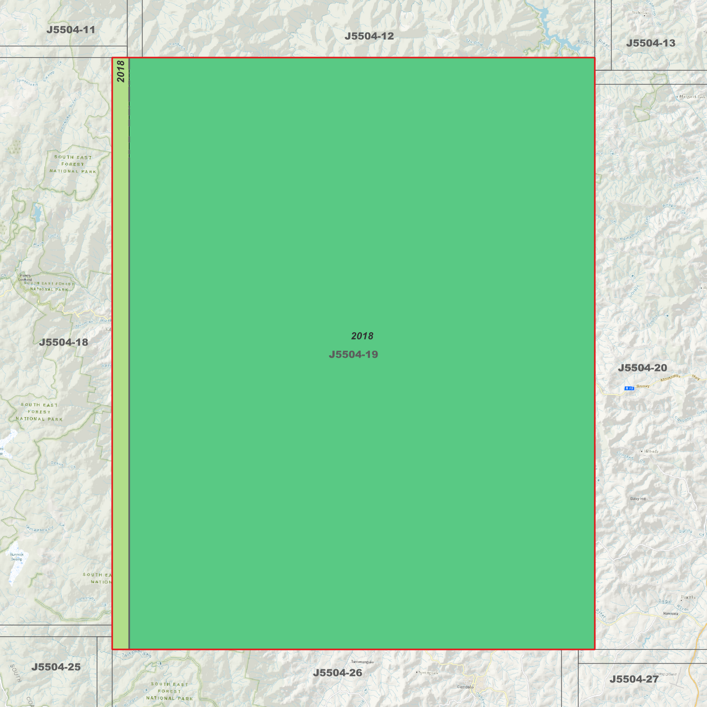 Bemboka 2m Digital Elevation Models (J5504-19)