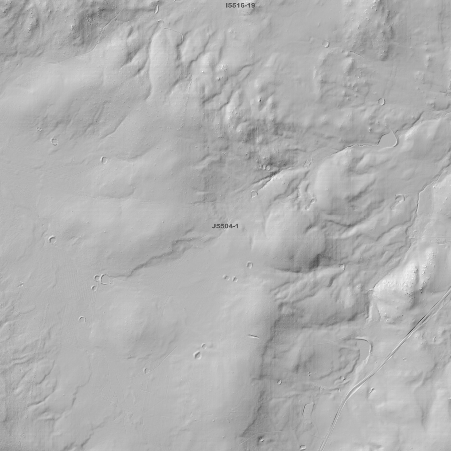Eucumbene 1m & 2m Digital Elevation Models (J5504-1)