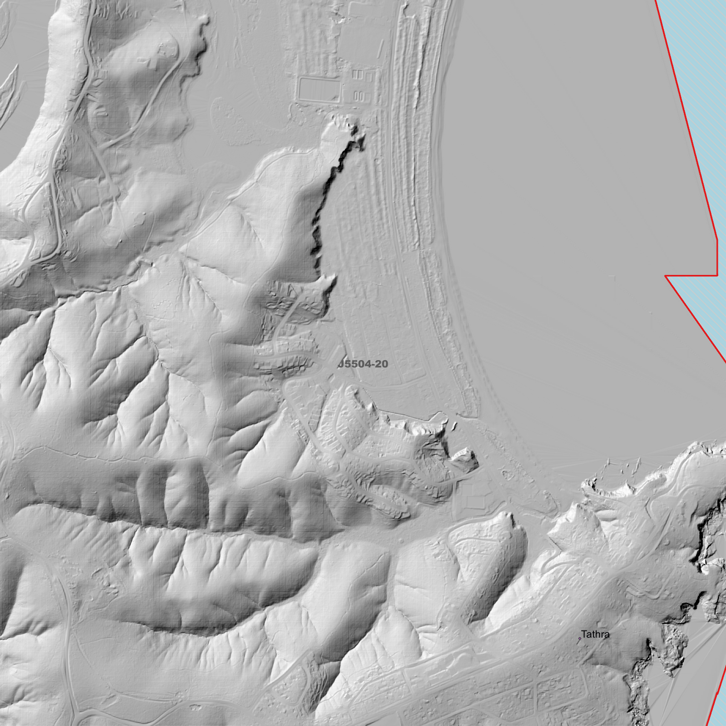 Bega 1m & 2m Digital Elevation Models (J5504-20)