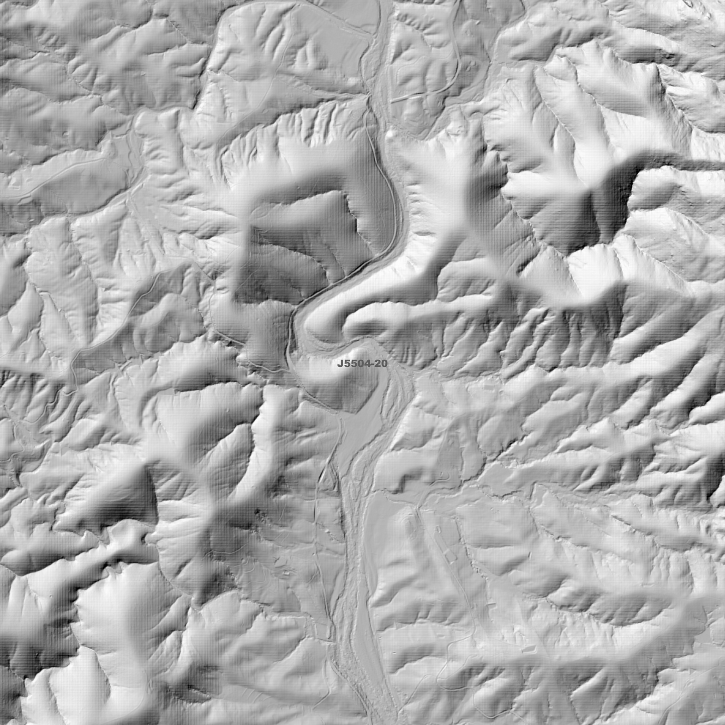 Bega 1m & 2m Digital Elevation Models (J5504-20)