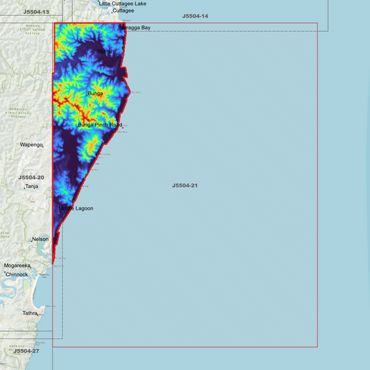 Bunga 1m Digital Elevation Model (J5504-21)