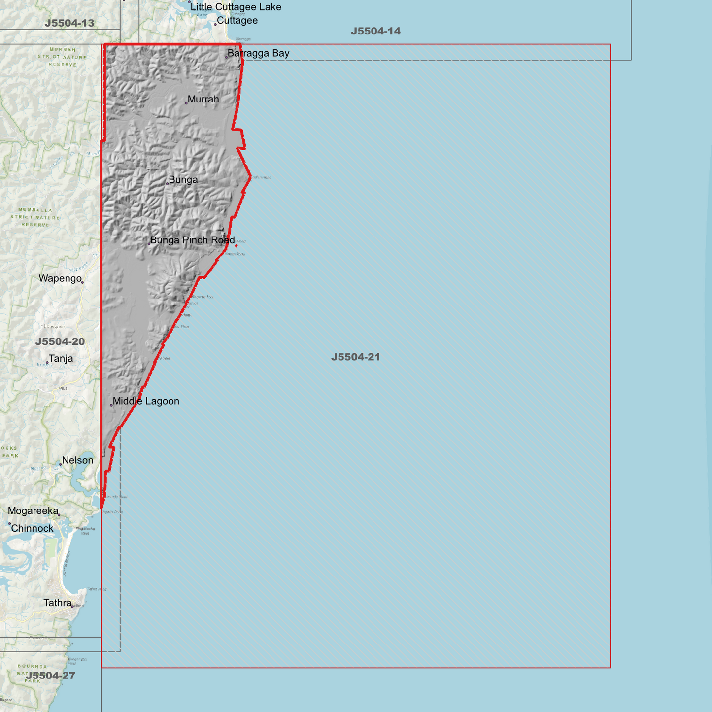 Bunga 1m Digital Elevation Model (J5504-21)