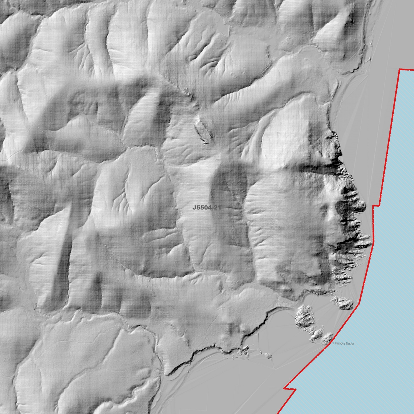 Bunga 1m Digital Elevation Model (J5504-21)