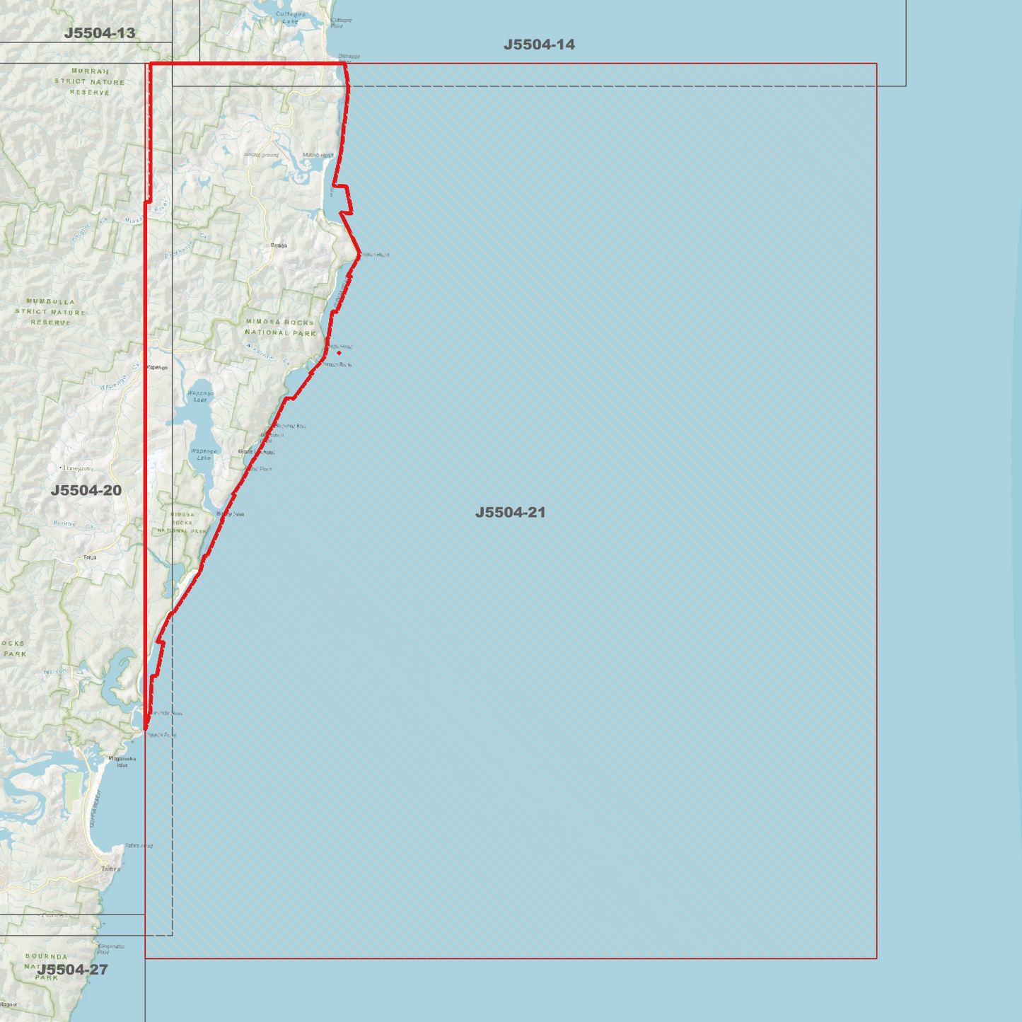 Bunga 1m Digital Elevation Model (J5504-21)