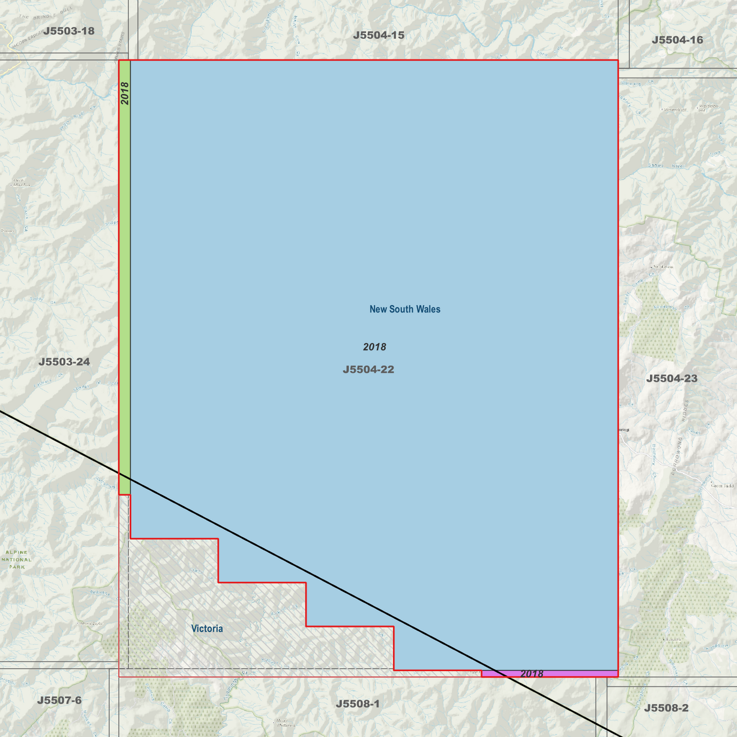 Jerrys Flat 2m Digital Elevation Models (J5504-22)