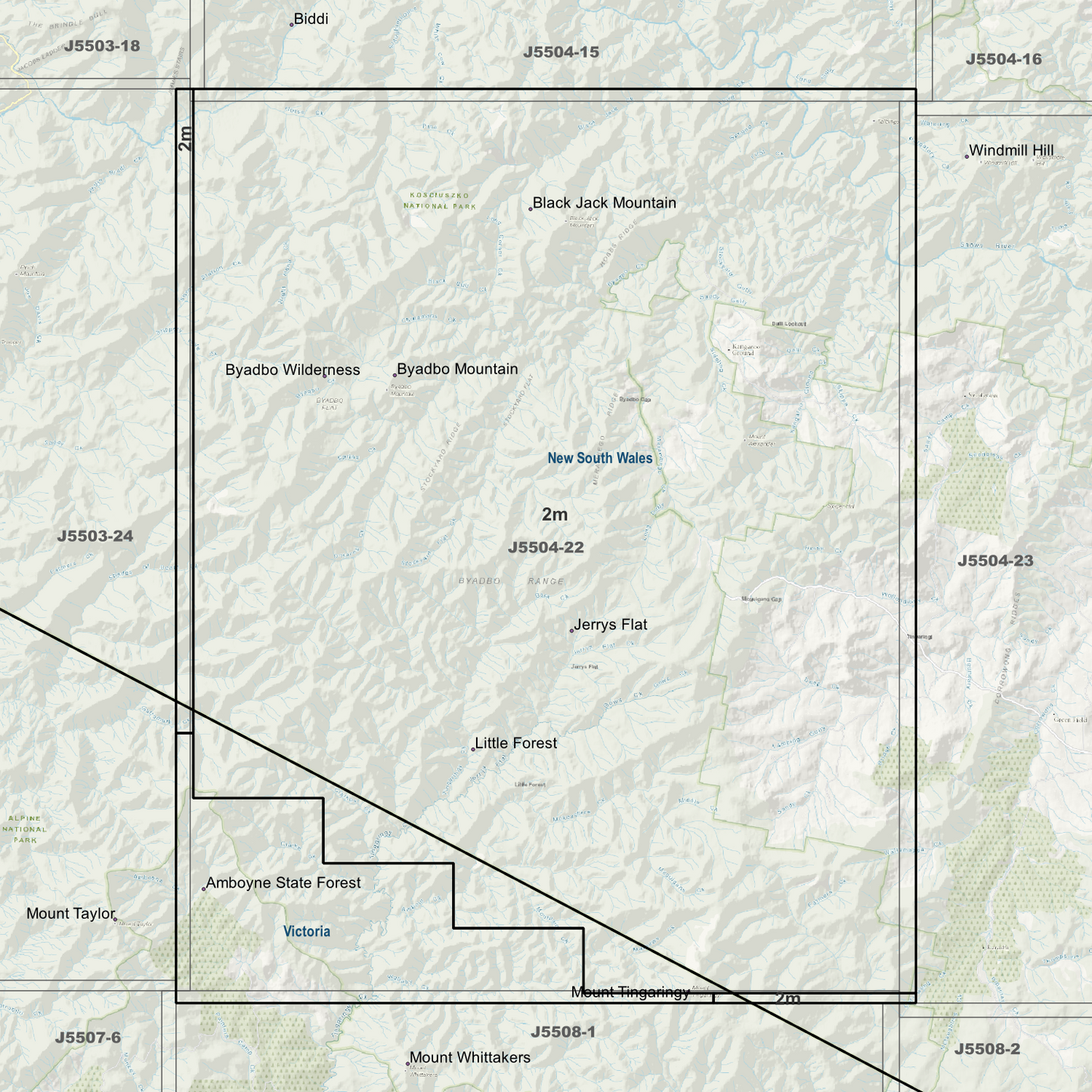 Jerrys Flat 2m Digital Elevation Models (J5504-22)