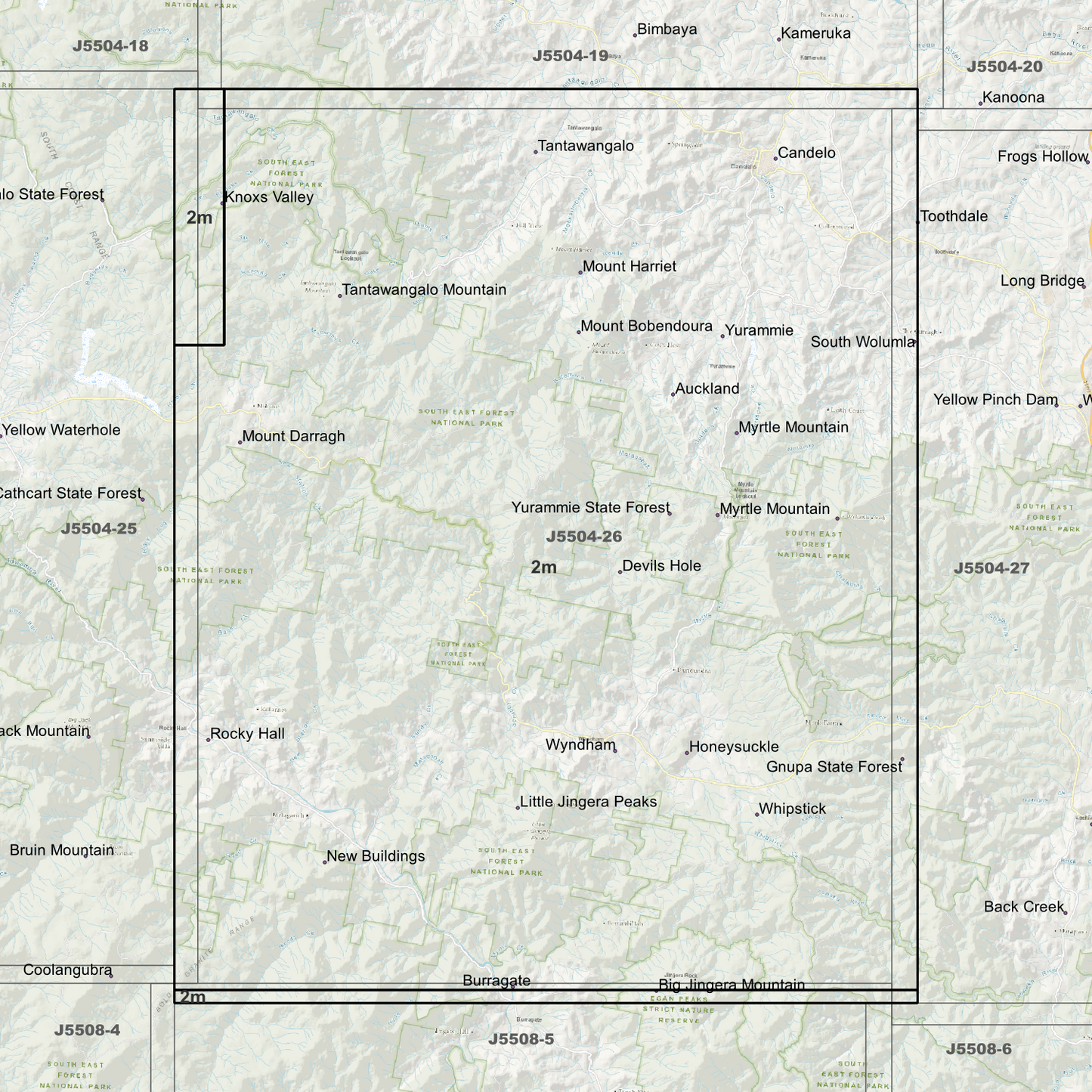 Wyndham 2m Digital Elevation Models (J5504-26)