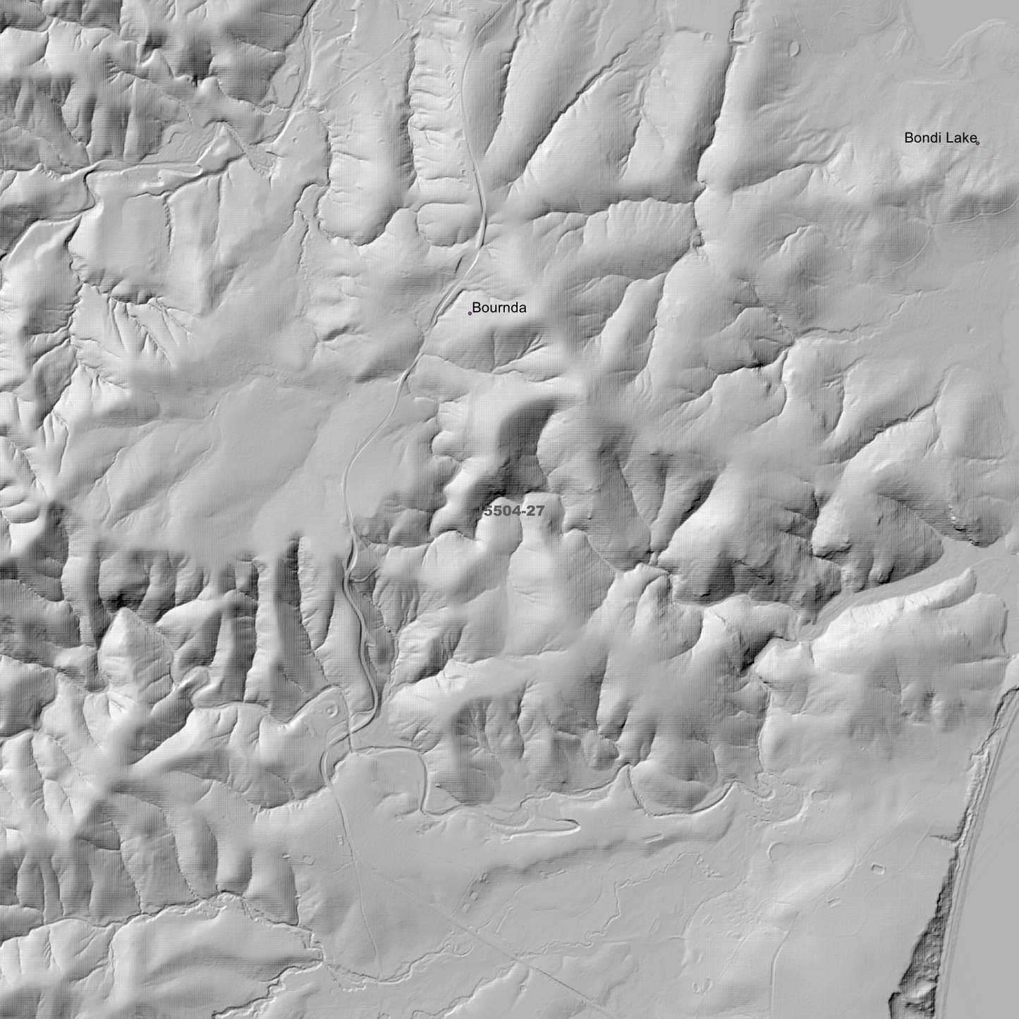 Merimbula 1m & 2m Digital Elevation Models (J5504-27)