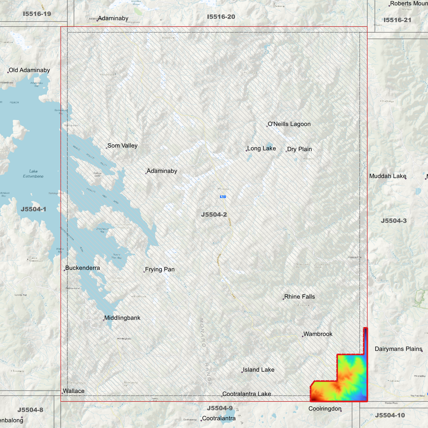Frying Pan 1m Digital Elevation Model (J5504-2)