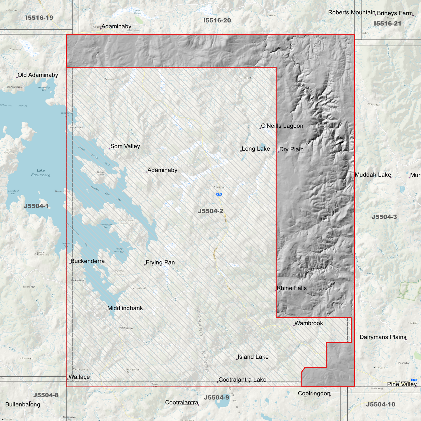 Frying Pan 1m & 2m Digital Elevation Models (J5504-2)