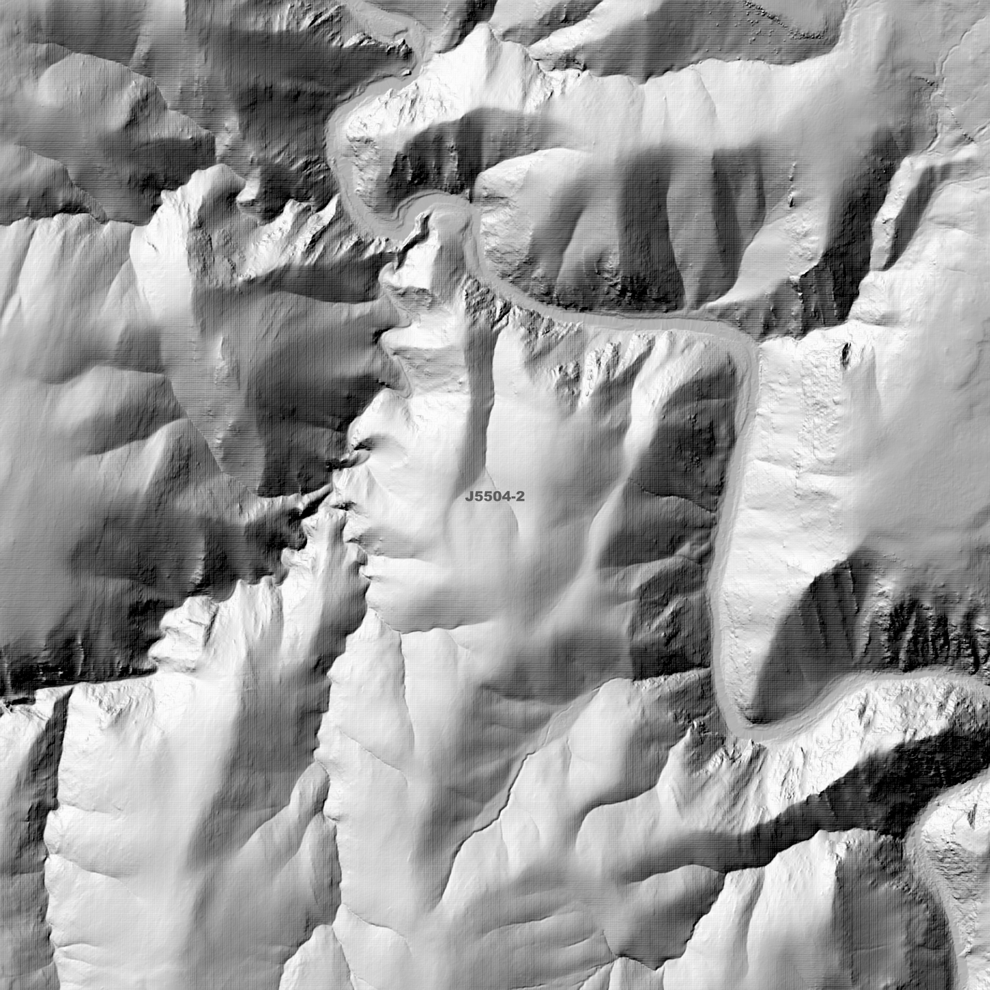 Frying Pan 1m & 2m Digital Elevation Models (J5504-2)