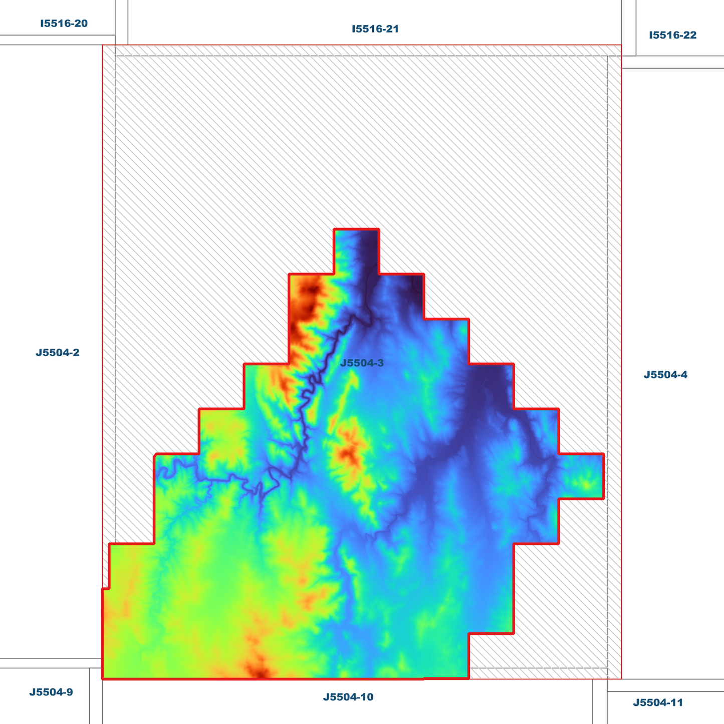 Cooma 1m Digital Elevation Model (J5504-3)