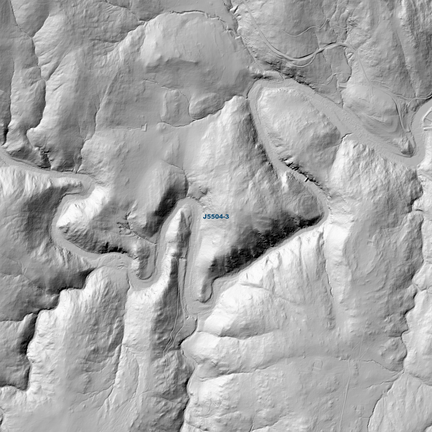 Cooma 1m Digital Elevation Model (J5504-3)