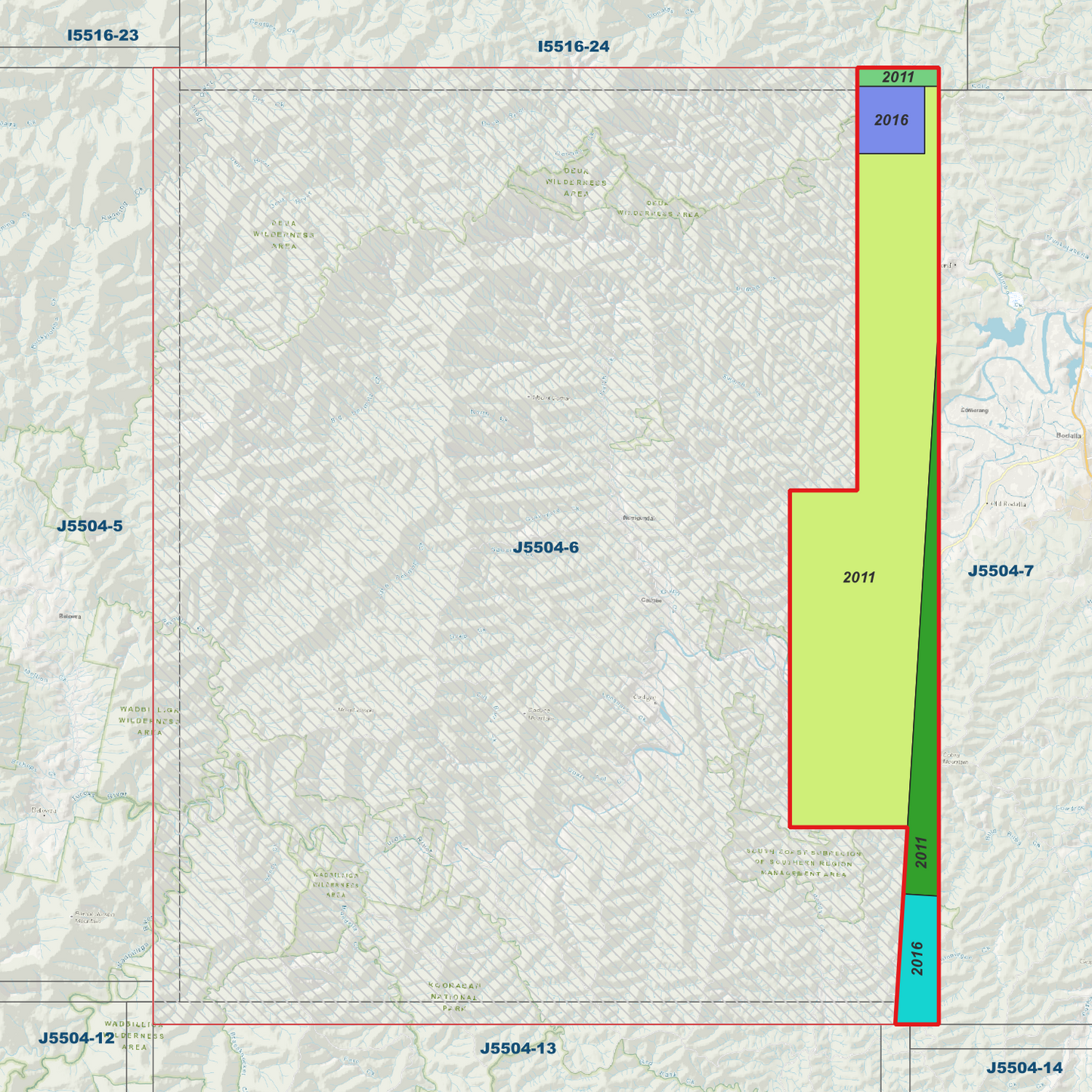 Cadgee 1m Digital Elevation Model (J5504-6)