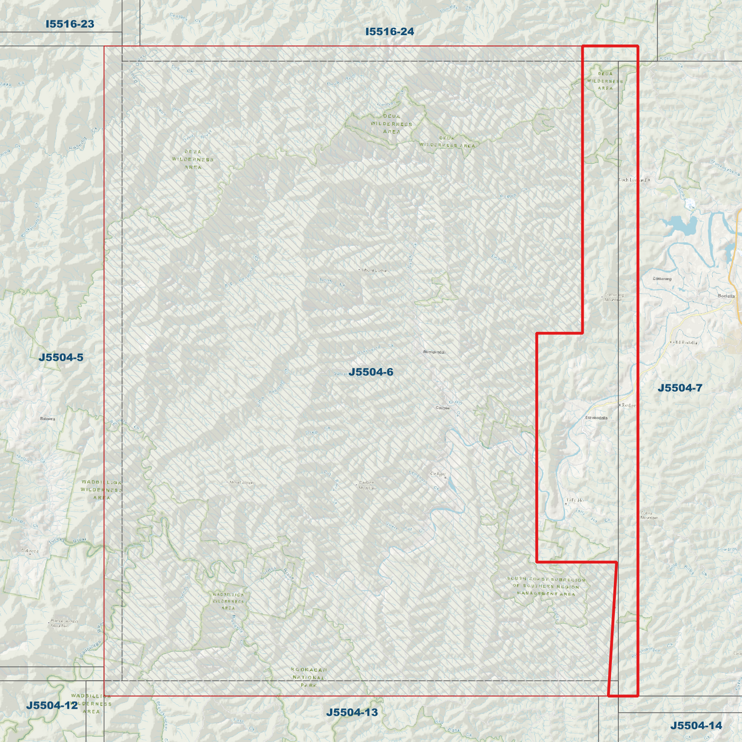 Cadgee 1m Digital Elevation Model (J5504-6)