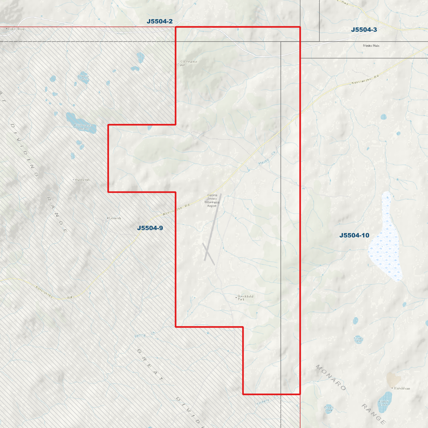 Berridale 1m Digital Elevation Model (J5504-9)