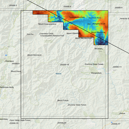 Nungatta 2m Digital Elevation Models (J5508-10)