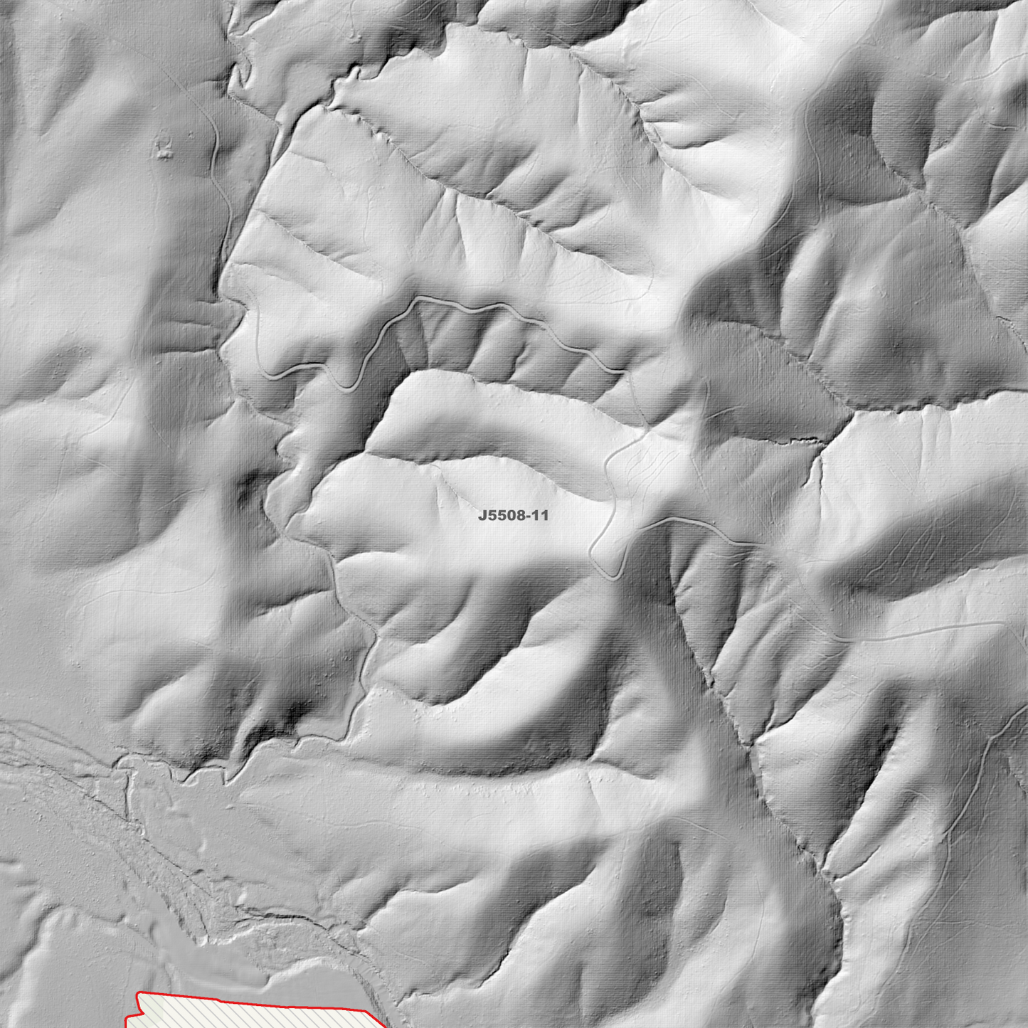 Timbillica 1m & 2m Digital Elevation Models (J5508-11)