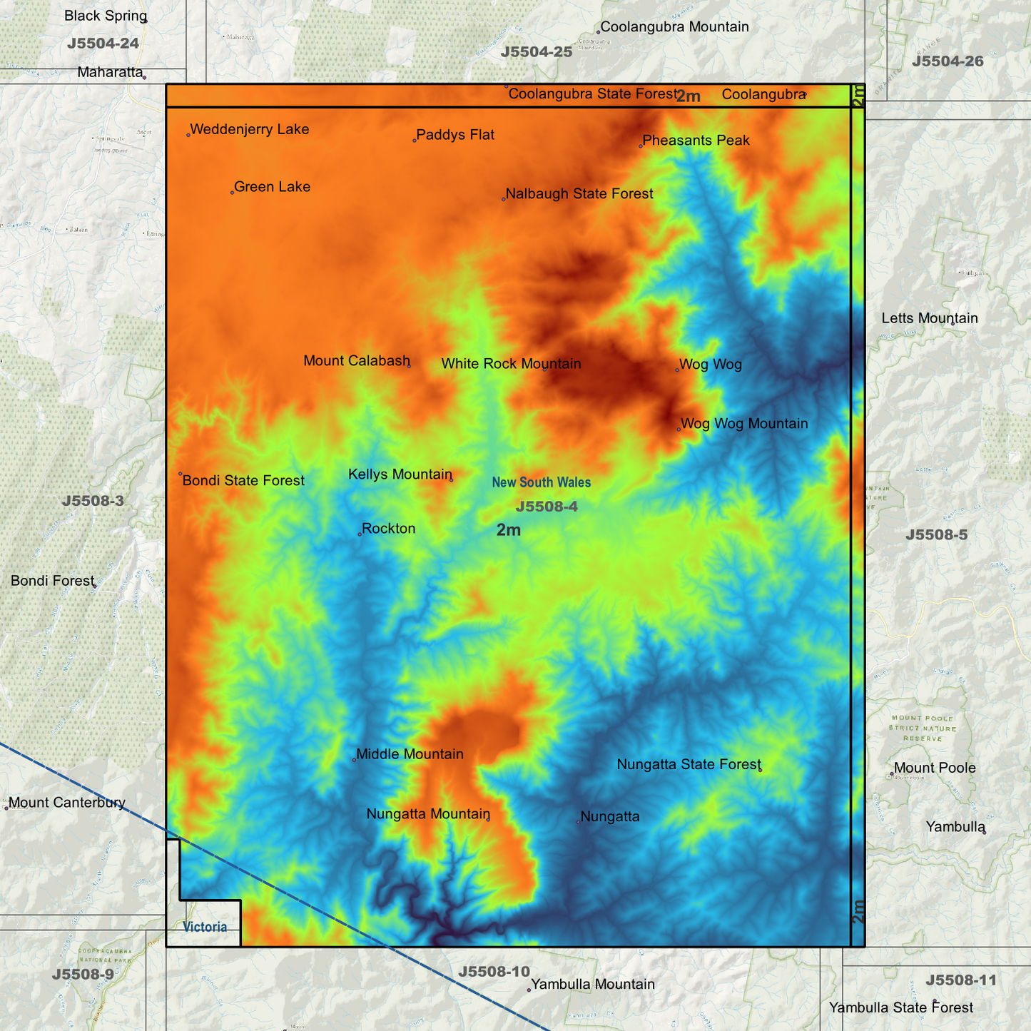 Calabash 2m Digital Elevation Models (J5508-4)